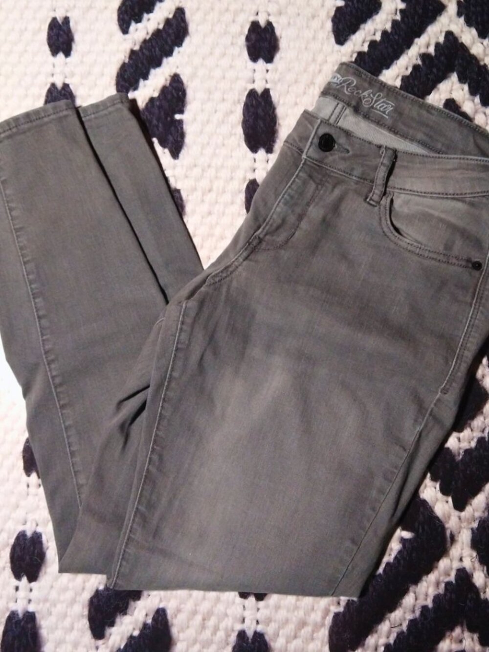 Old Navy Rockstar Gray Jeans